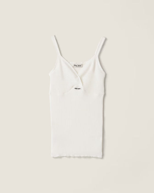 Cotton mesh top