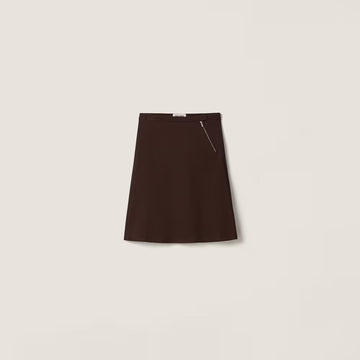 Knitted mesh skirt