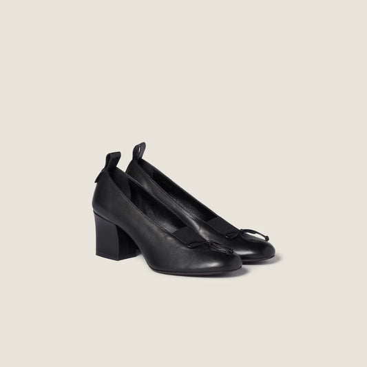Elan nappa leather pumps