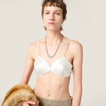 Satin bra
