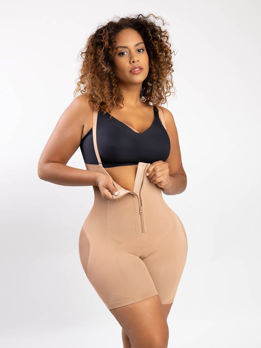 The Shapewear Bodysuit Latex Tummy Control Mesh Butt Lifter